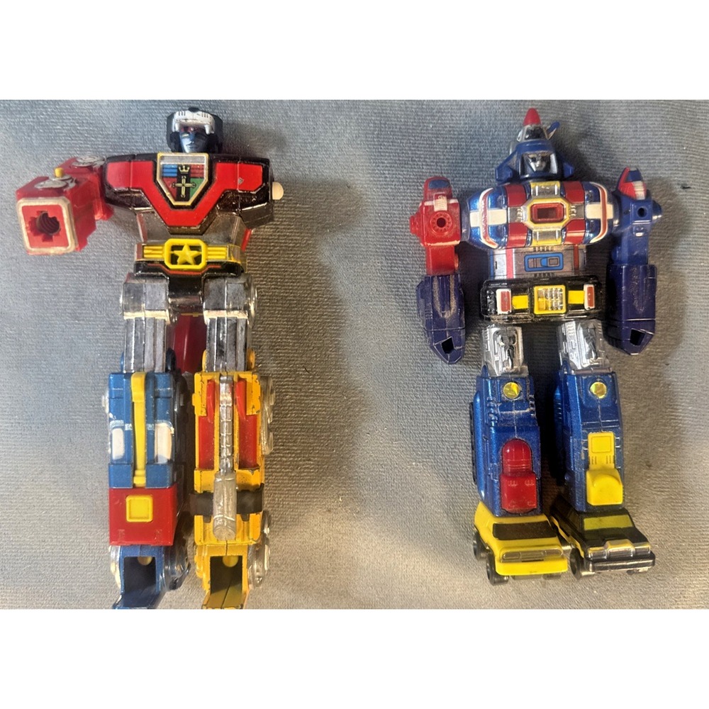 (2) VTG 1980s Voltron‎ Diecast Robots Popy GB-35 Dairugger AS IS For Parts READ